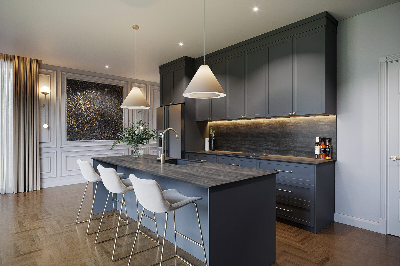 compact laminate black