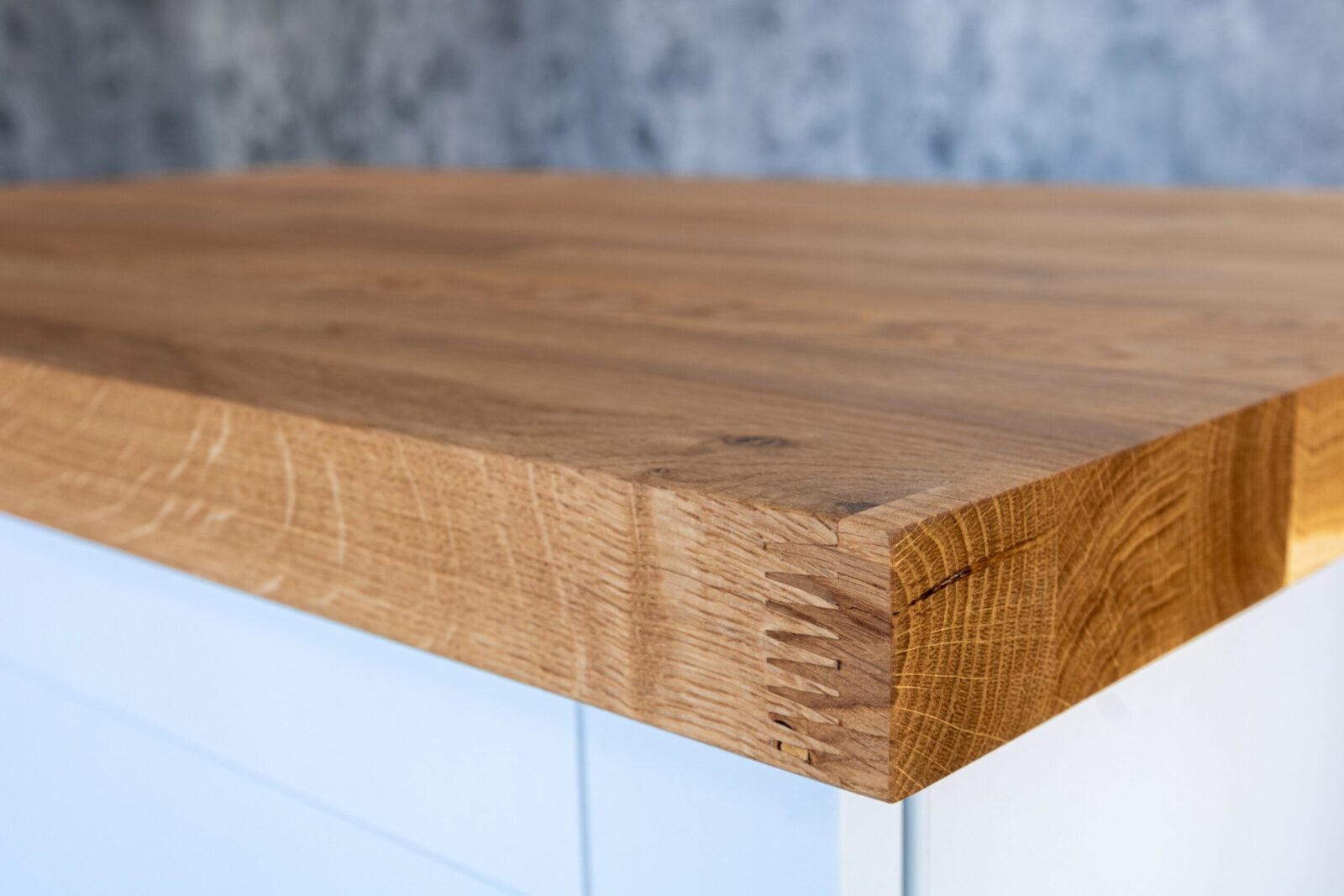 Oak Worktop side view