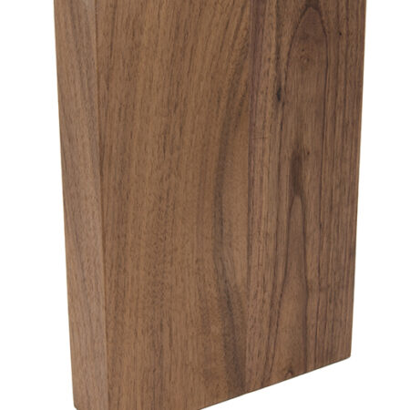 American Walnut Full Stave Worktop Sample 200mm x 150mm x 38mm