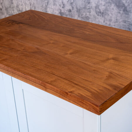 American Walnut Full Stave Worktop
