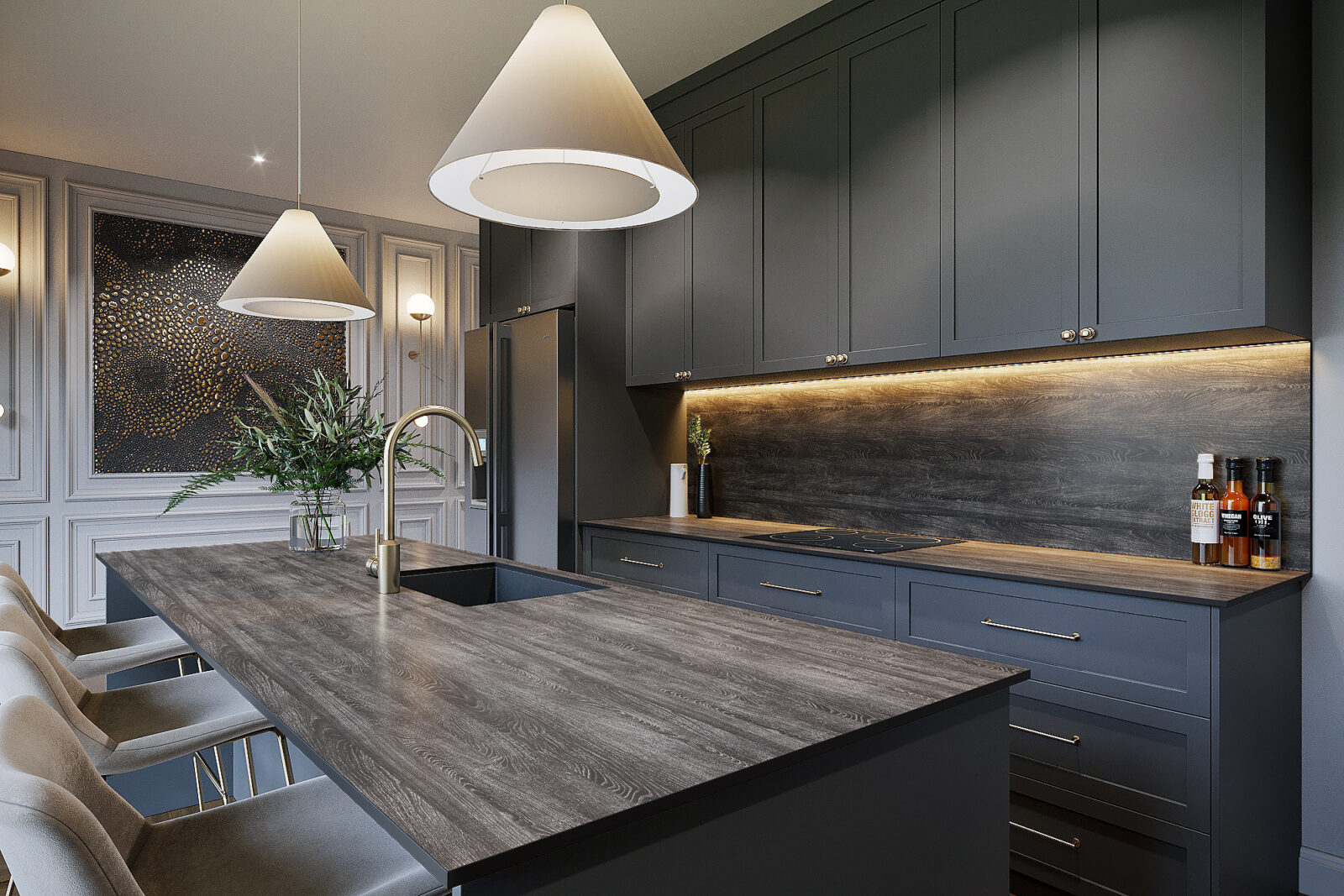 Black Oak Worktop - Image 3