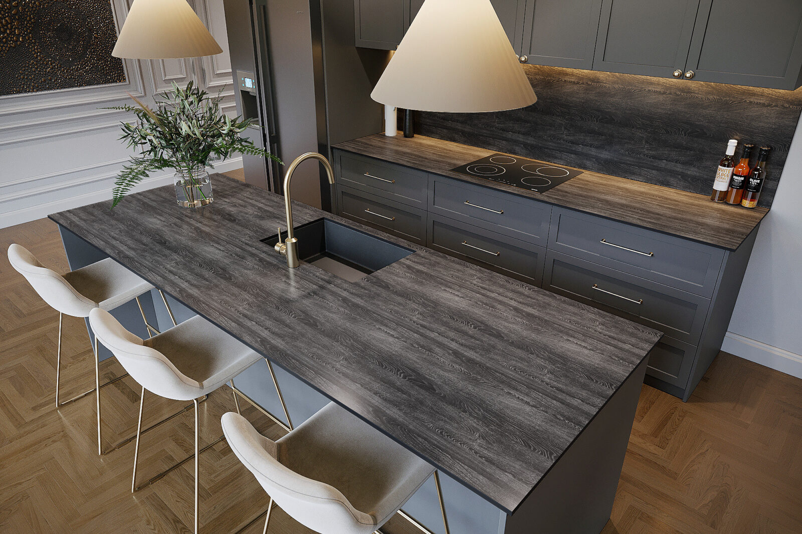 Black Oak Worktop - Image 2