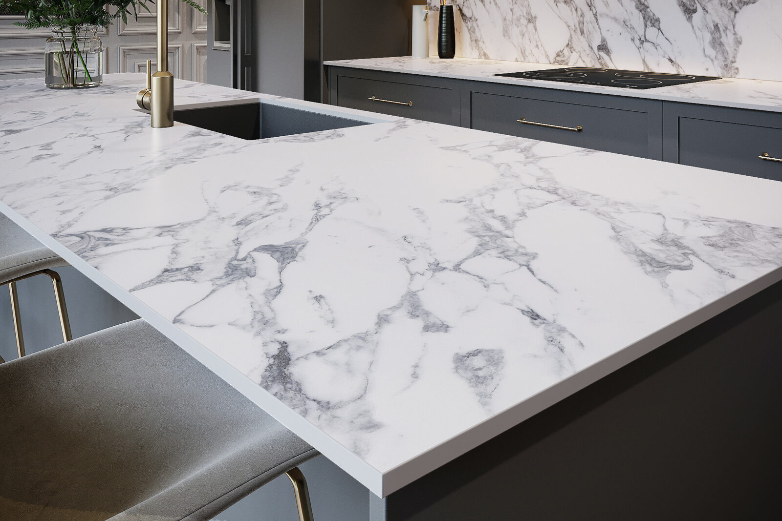 Classic Marble Worktop - Image 6