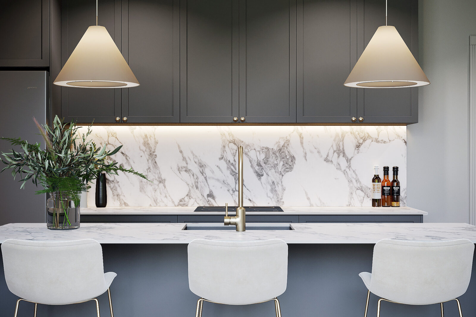Classic Marble Worktop - Image 4