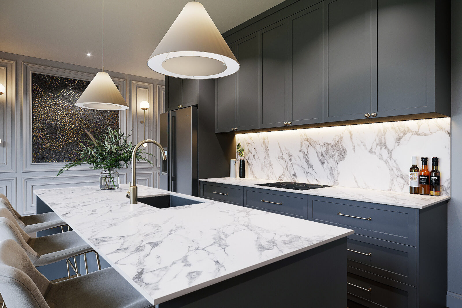 Classic Marble Worktop - Image 3