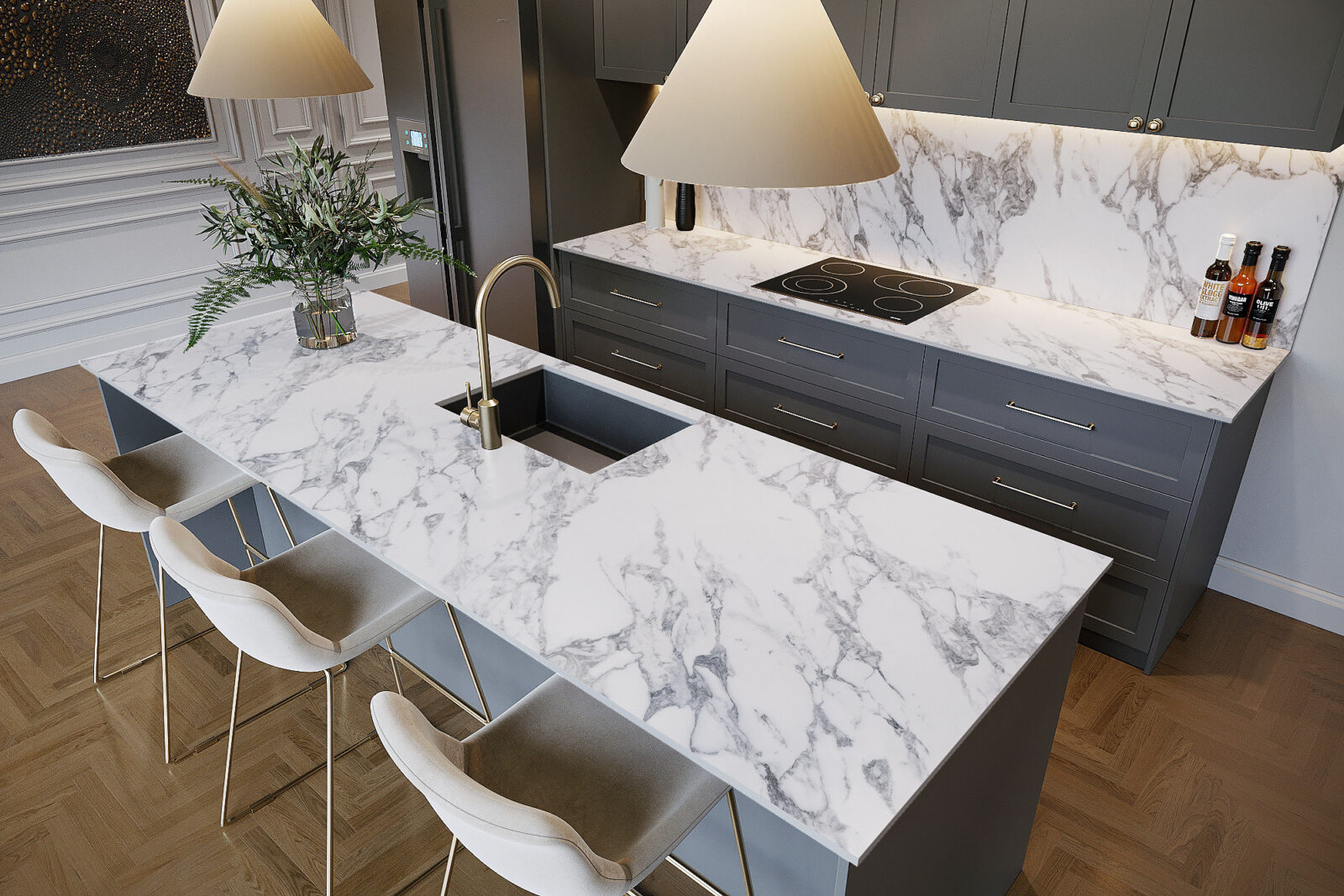 Classic Marble Worktop - Image 2