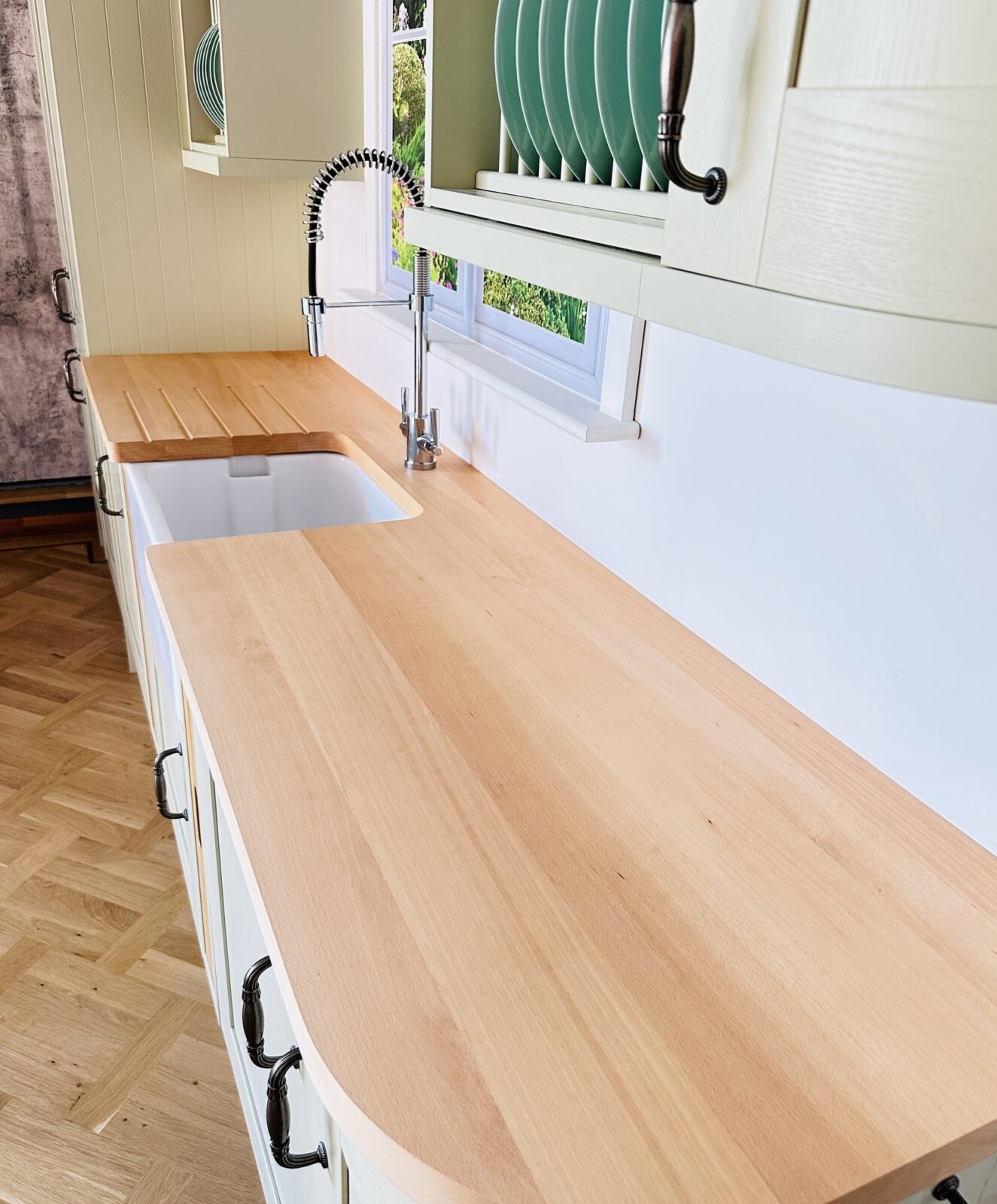 Prime Beech Full Stave Worktop - Image 8