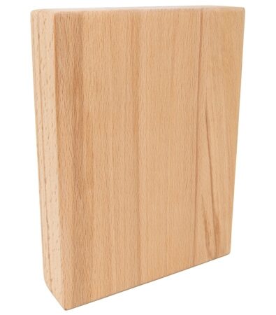 Rustic Beech Full Stave Worktop Sample 200mm x 150mm x 38mm