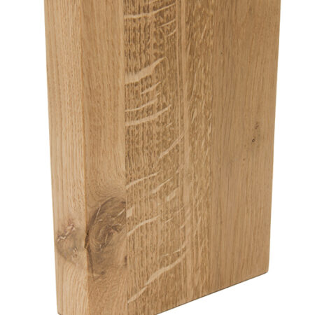 Rustic Oak Full Stave Worktop Sample 200mm x 150mm x 38mm