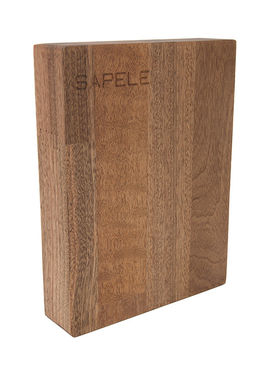 Sapele Worktop Sample 200mm x 150mm x 38mm