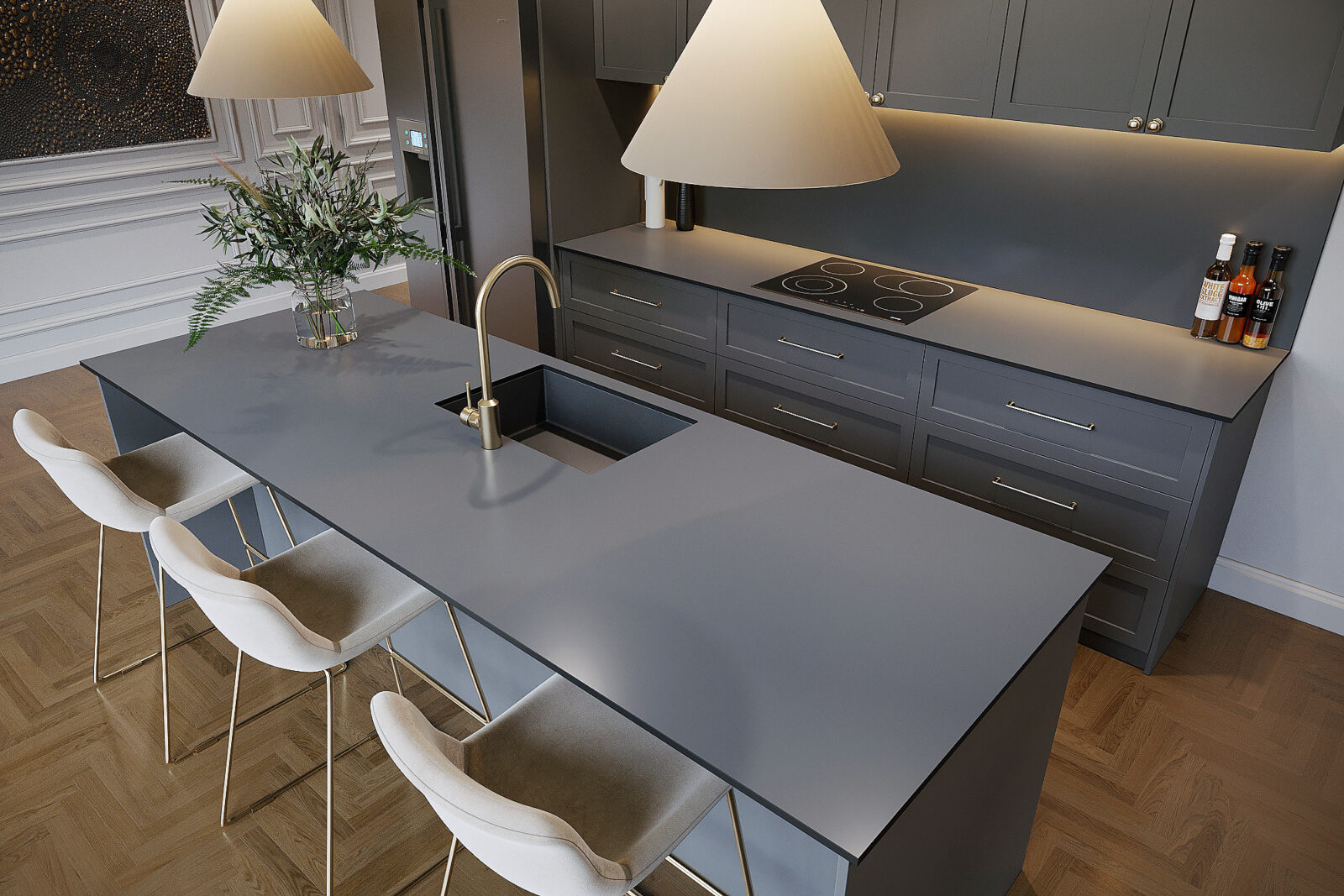 Shadow Grey Worktop - Image 3