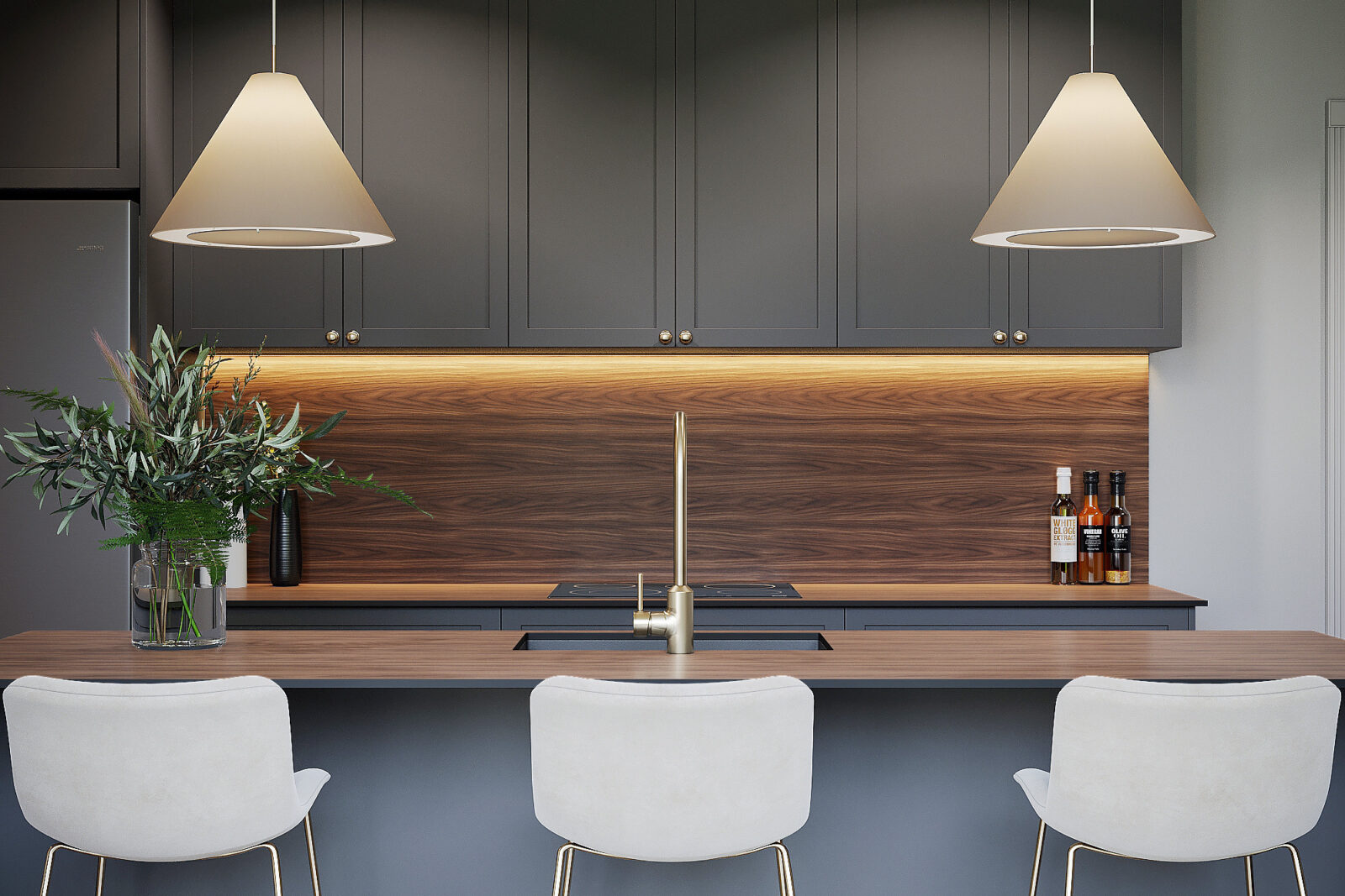 Velvet Walnut Worktop - Image 4