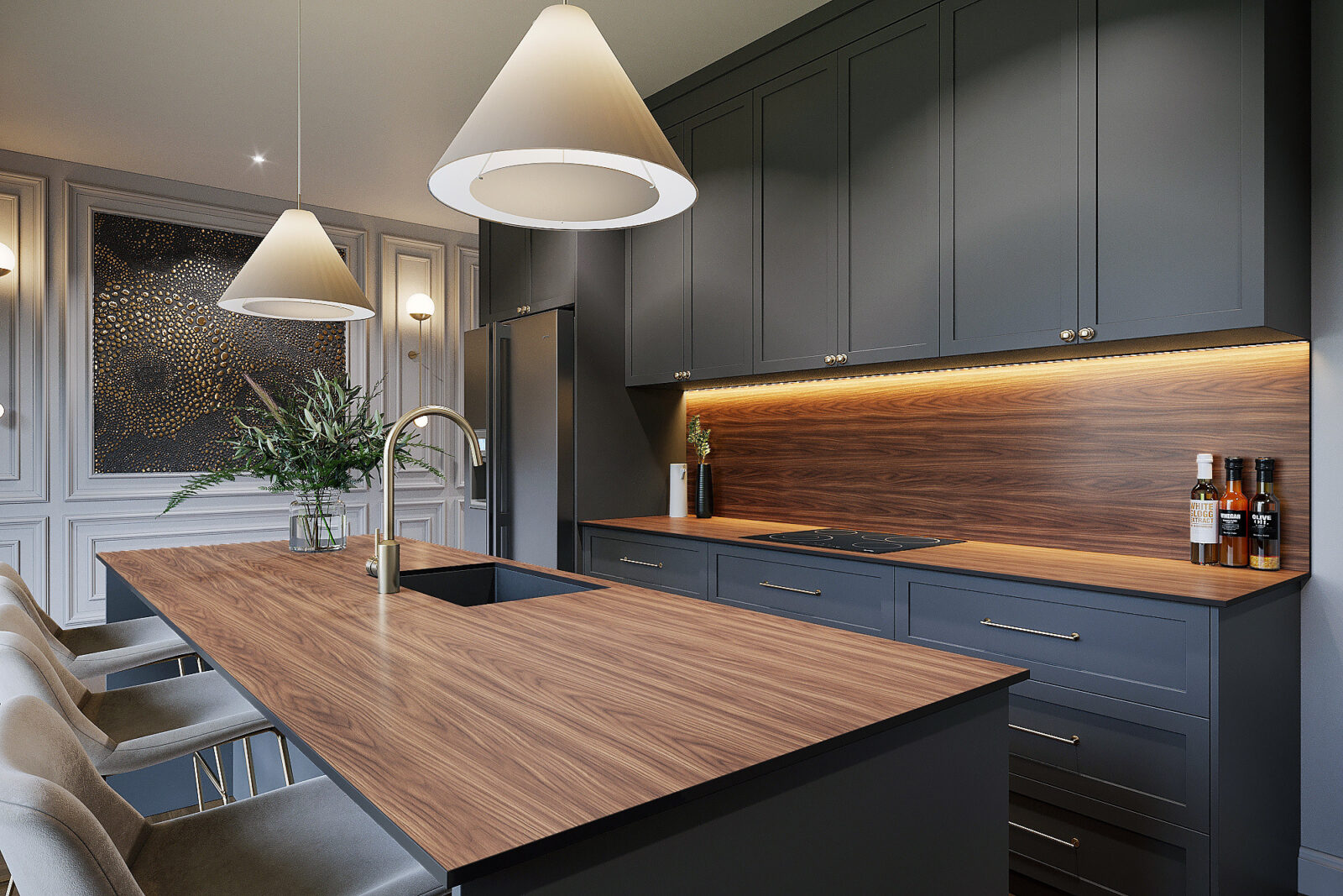 Velvet Walnut Worktop - Image 3
