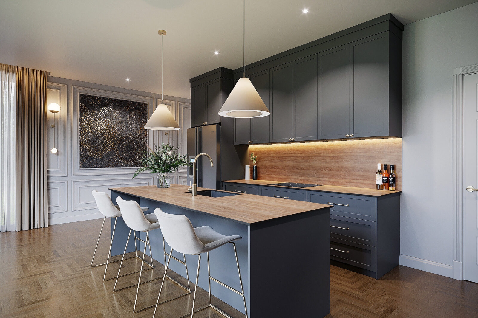 Warm Oak Worktop - Image 7