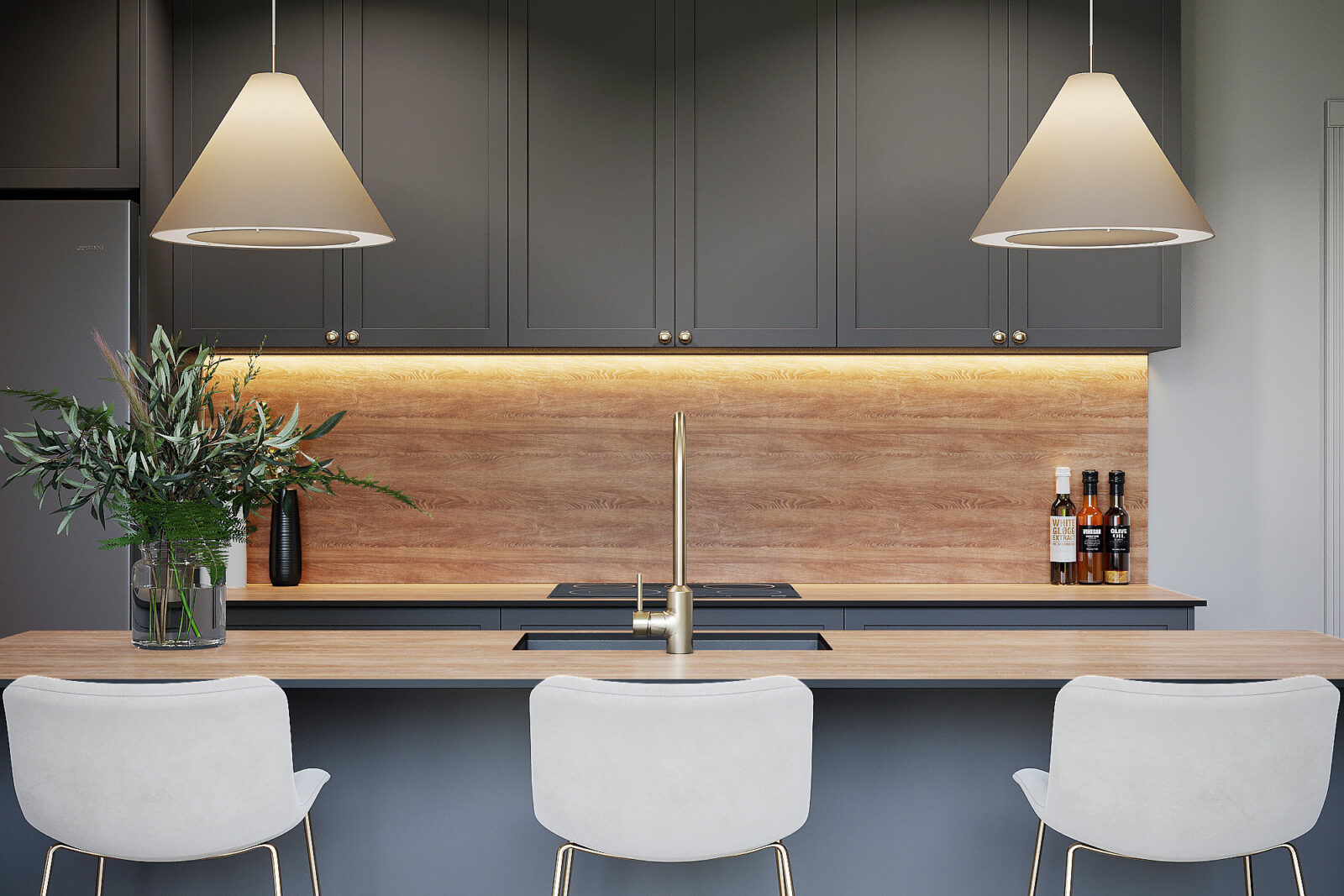 Warm Oak Worktop - Image 5