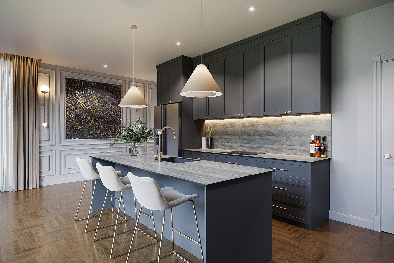 White Washed Oak Worktop - Image 7