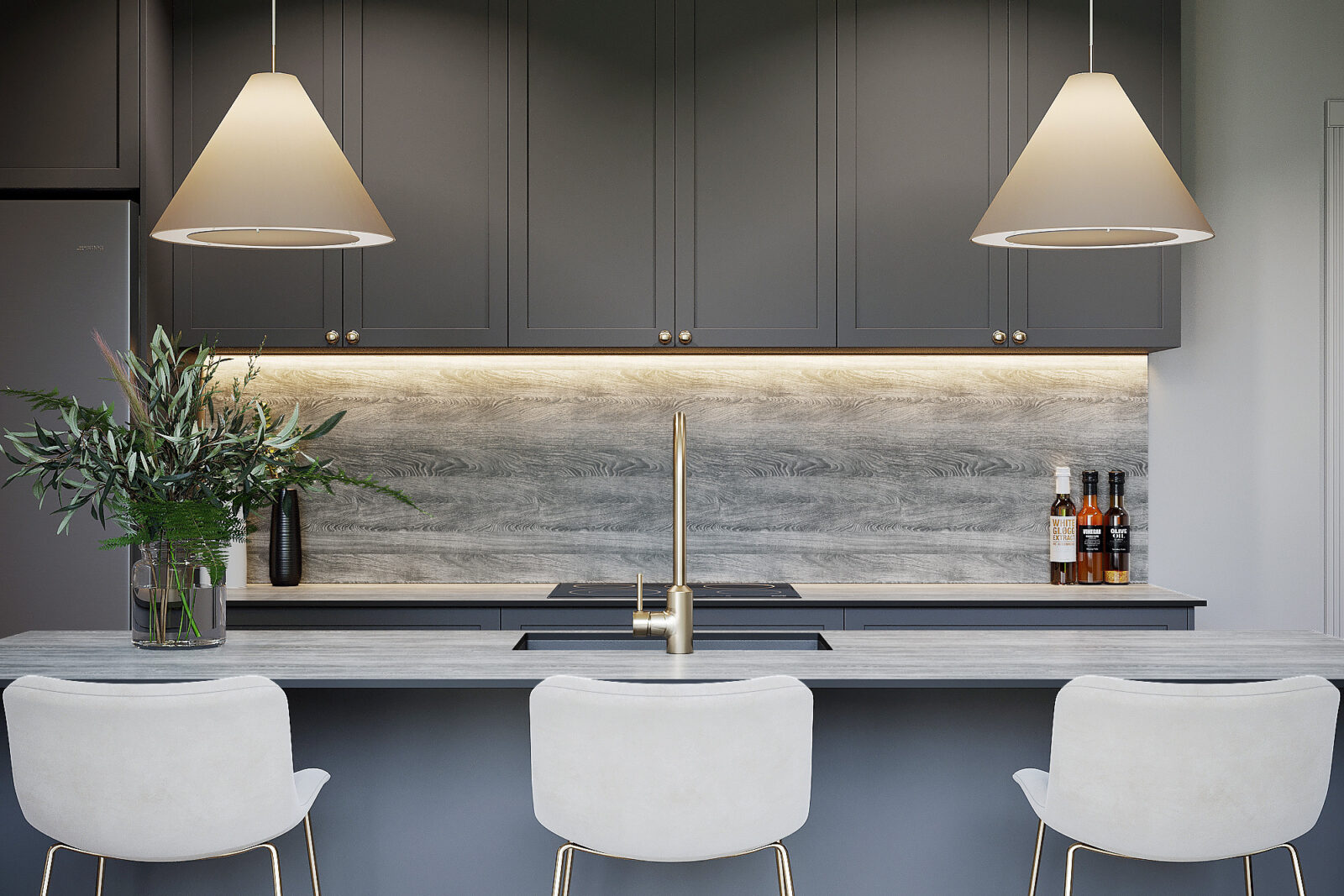 White Washed Oak Worktop - Image 4