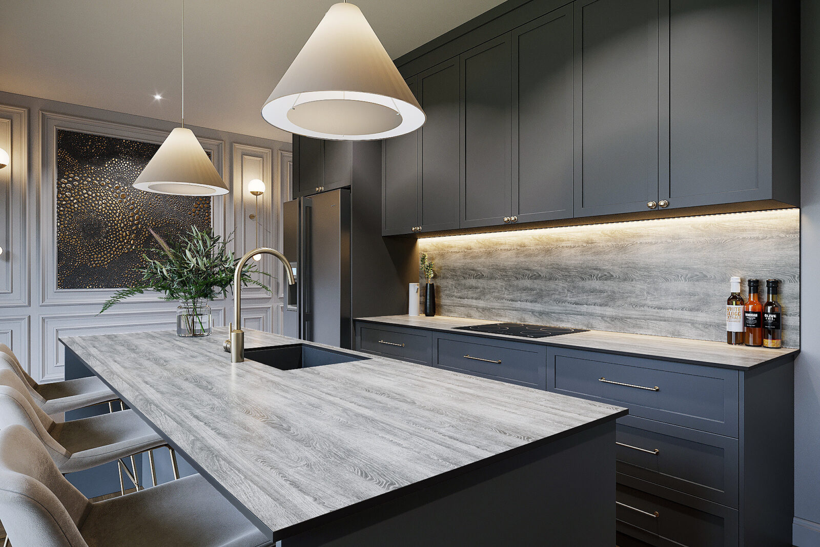 White Washed Oak Worktop - Image 3