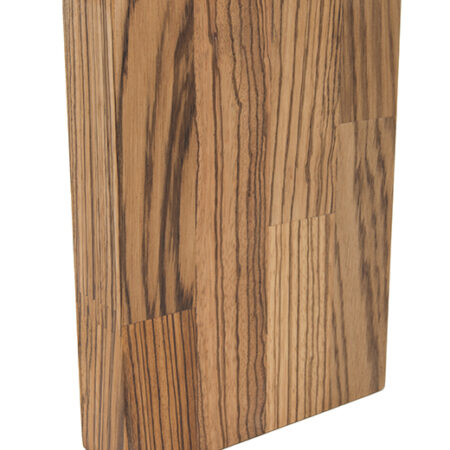 Zebrano Worktop Sample 200mm x 150mm x 38mm